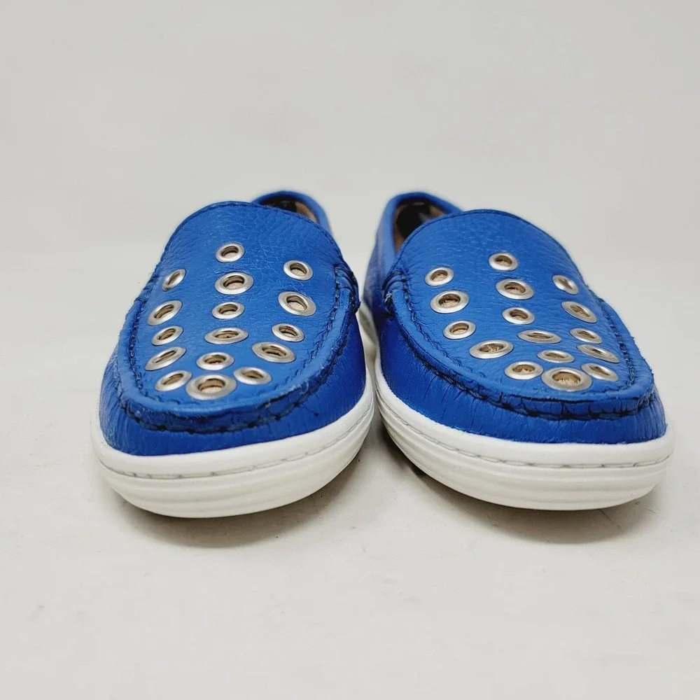 Marc Joseph NY boys Slip-On Shoes sz 11 Blue Nubuck